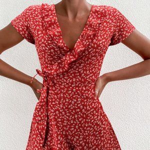 Women Summer Vintage Party Dress Y2K Lady France S